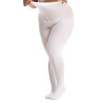 Plus Size Semi-Opaque Control Top Tights