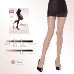 Sheer Control Top Tights for Women - 2 Pairs