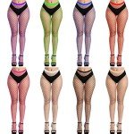 8 Pairs Women’s Thigh High Fishnet Stockings