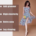 4 Pack Floral Lace & Fishnet Tights for Women