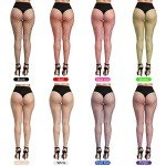 8 Pairs Women’s Thigh High Fishnet Stockings
