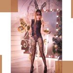 4 Pack Floral Lace & Fishnet Tights for Women