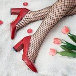 Amandir Women's Fishnet Lace Patterned Tights