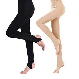 Cozy Women's Fleece Lined Winter Tights - 2-Pack