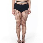 Sexy Plus Size Fishnet Thigh High Stockings