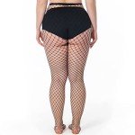 Sexy Plus Size Fishnet Thigh High Stockings
