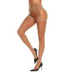 Yilanmy Women's Sheer Suspender Pantyhose Tights