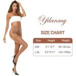 Yilanmy Women's Sheer Suspender Pantyhose Tights