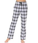 Plaid Women's Pajama Pants for Sleep and Loungewear