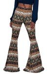 Herose Women's Work Loungewear Bellbottoms - Brown XL