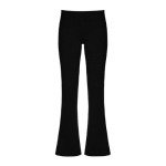 Low Rise Wide Leg Women's Sweatpants in Black