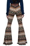 Herose Women's Work Loungewear Bellbottoms - Brown XL