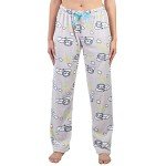 Cozy Sloth Fleece Pajama Pants for Women