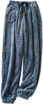 Blue Fuzzy Pajama Pants for Cozy Nights