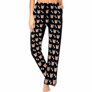 Custom Grey Paws Women's Soft Pajama Lounge Pants