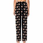 Custom Grey Paws Women's Soft Pajama Lounge Pants