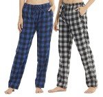 Women's Soft Flannel Pajama Pants - 2 Pack