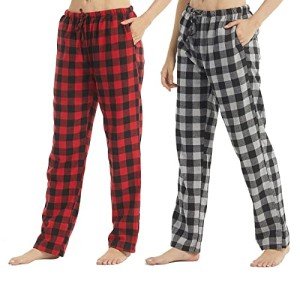 Women's Flannel Pajama Pants - 2 Pack Set