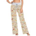 Ollabaky Women's Wide Leg Pajama Pants - Multi