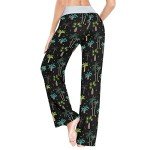 Ollabaky Women's Wide Leg Christmas Pajama Pants
