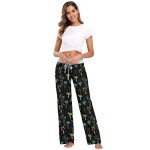 Ollabaky Women's Wide Leg Christmas Pajama Pants