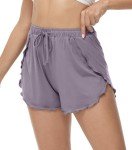 WiWi Women's Casual Pajama Shorts - Heather Grey