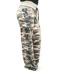 Women's American Flag Loungewear Pants in Light Camo