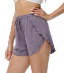 WiWi Women's Casual Pajama Shorts - Heather Grey