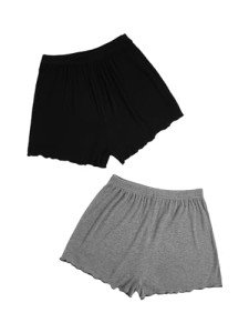 Floerns Women's 2-Piece Elastic Waist Pajama Set