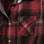 Legendary Whitetails Womens Cottage Escape Flannel Shirt, Forest Plaid, Medium