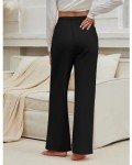 High Waisted Wide Leg Lounge Pants for Women