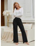 High Waisted Wide Leg Lounge Pants for Women