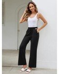 High Waisted Wide Leg Lounge Pants for Women