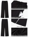 High Waisted Wide Leg Lounge Pants for Women
