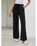 High Waisted Wide Leg Lounge Pants for Women