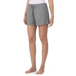 Nautica Women's Lightweight Cotton Sleep Shorts - Grey