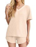 Cozy Oatmeal Two-Piece Women's Pajama Set