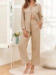 Cozy Khaki 2-Piece Women's Pajama Set