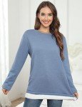 Oleda Women's Cozy Sherpa Pullover Sweatshirt