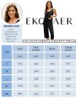 Ekouaer Women’s Soft Pajama Set with Capri Pants