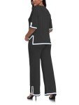 Famulily Women's Knit Loungewear Set - Black