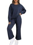 SHEWIN Women's Cozy 2-Piece Sweat Set