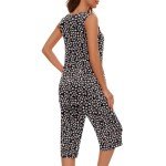 Women's Summer 2-Piece Capri Loungewear Set
