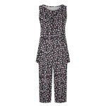 Women's Summer 2-Piece Capri Loungewear Set