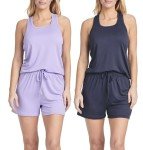 Super-Soft Women's Tank Top and Short Pajama Set