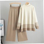 Cozy Women's 2-Piece Lounge Set with Sweater & Pants