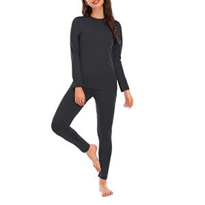 Cozy Fleece-Lined Thermal Underwear Set for Women