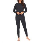 Cozy Fleece-Lined Thermal Underwear Set for Women
