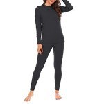 Cozy Fleece-Lined Thermal Underwear Set for Women
