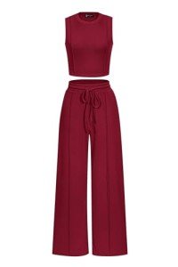 PRETTYGARDEN Summer 2-Piece Loungewear Set for Women